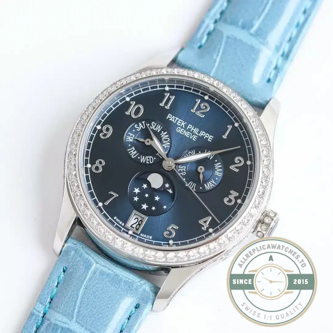 Replica Patek Philippe Complications 4947R ANNUAL CALENDAR, MOON PHASES. 38 mm, Steel - Best Quality Replica Watch