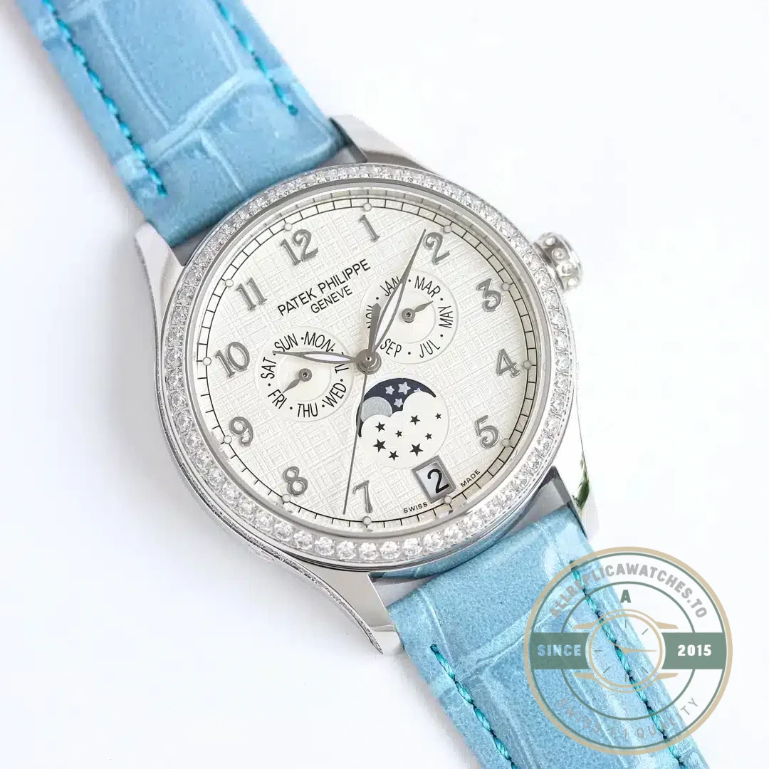 Replica Patek Philippe Complications 4947R ANNUAL CALENDAR, MOON PHASES. 38 mm, Steel - 1:1 Swiss Replica Watch