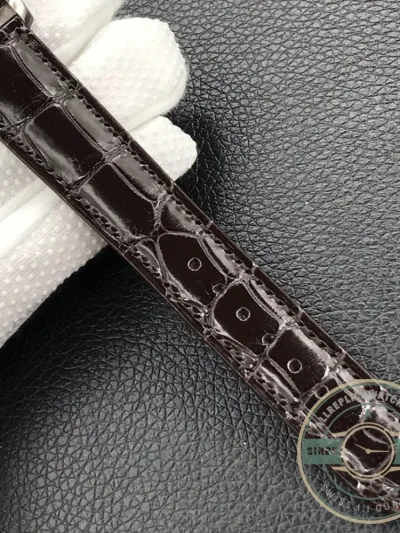 Replica Patek Philippe DATE, SWEEP SECONDS. 39 mm, White gold, 5227J-001 - Budget Luxury Replica Watch