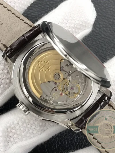 Replica Patek Philippe DATE, SWEEP SECONDS. 39 mm, White gold, 5227J-001 - Affordable Super Clone Watch