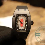 Replica Richard Mille 007-1 Black Ceramic Red Lips - Factory Super Clone Watch