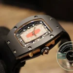 Replica Richard Mille 007-1 Black Ceramic Red Lips - Budget Luxury Replica Watch