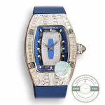 Replica Richard Mille 007-1 Diamond Crown Blue Strap - Top-Tier Swiss Replica Watch