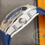 Replica Richard Mille 007-1 Diamond Crown Blue Strap - 1:1 Swiss Replica Watch