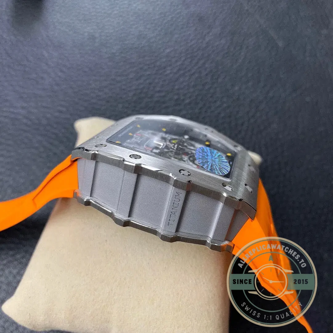 Replica Richard Mille 011-03 Orange Strap - High-Grade Replica Watch