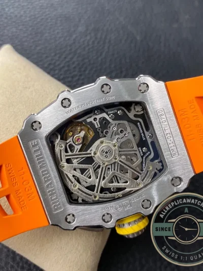 Replica Richard Mille 011-03 Orange Strap - Best Quality Replica Watch
