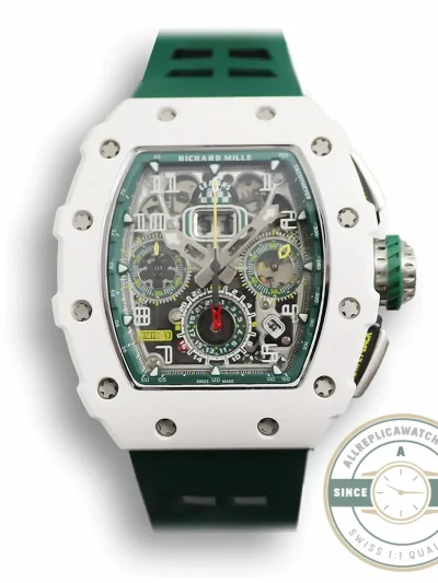 Replica Richard Mille 011-03lmc Green Strap - Premium Super Clone Watch