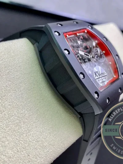 Replica Richard Mille 011 Ceramic Black Strap - Top-Tier Swiss Replica Watch