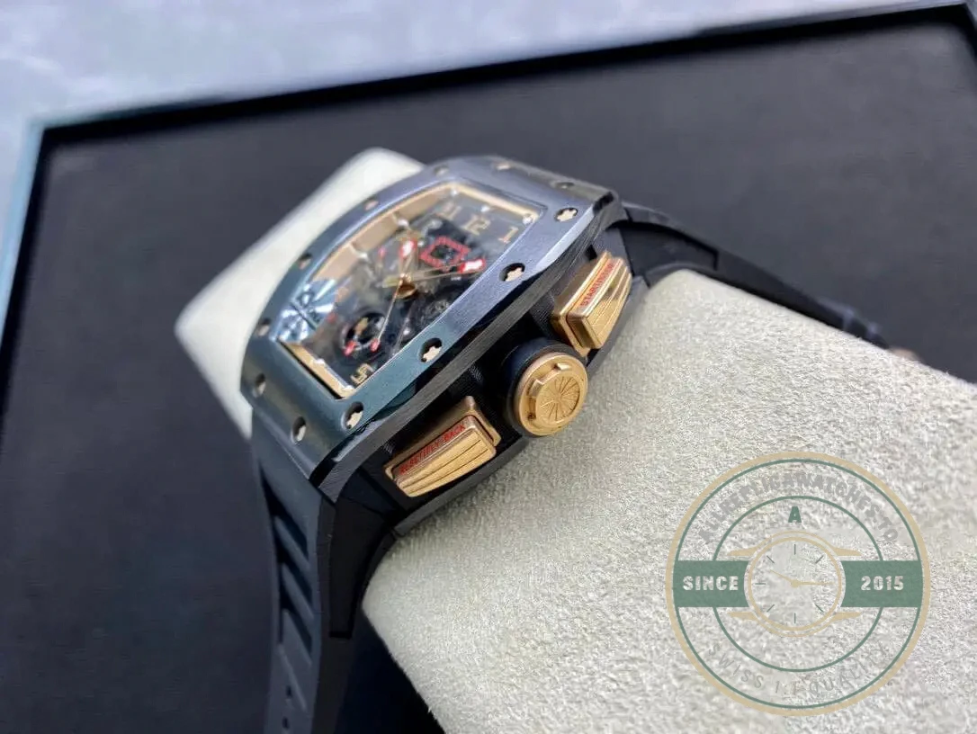 Replica Richard Mille 011 Ceramic Skeleton Dial - Top-Tier Swiss Replica Watch