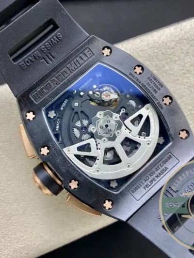 Replica Richard Mille 011 Ceramic Skeleton Dial - Swiss Movement Replica Watch