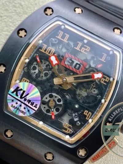 Replica Richard Mille 011 Ceramic Skeleton Dial - Luxury Replica Watch