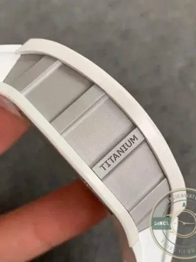 Replica Richard Mille 011 Ceramic White Strap - Affordable Luxury Replica Timepiece