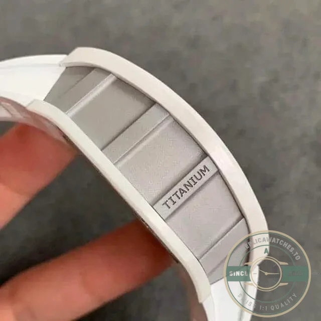 Replica Richard Mille 011 Ceramic White Strap - Affordable Luxury Replica Timepiece
