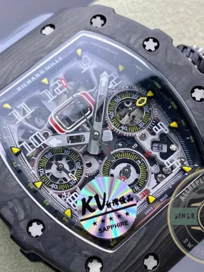 Replica Richard Mille 011 Forged Carbon Case - Best Quality Replica Watch