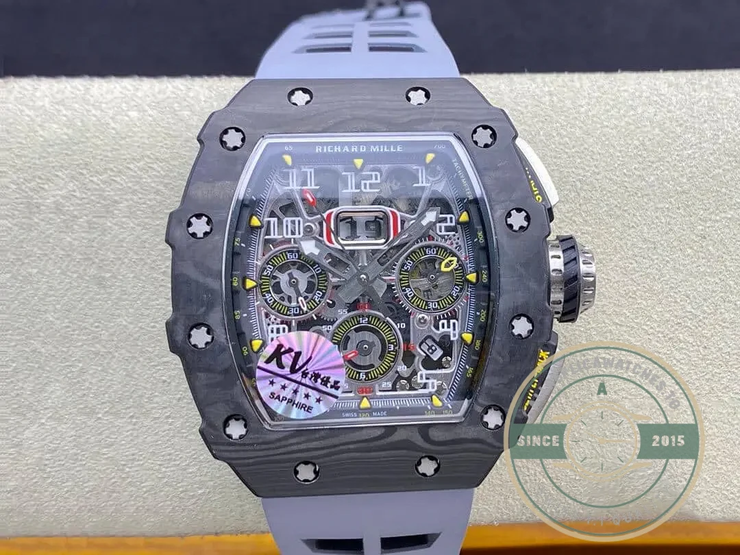 Replica Richard Mille 011 Forged Carbon Case - High-Grade Replica Watch