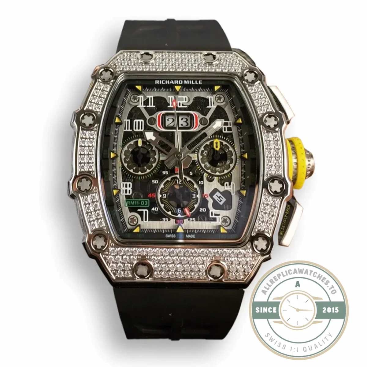 Replica Richard Mille 011 Stainless Steel Automatic Movement - Factory Super Clone Watch