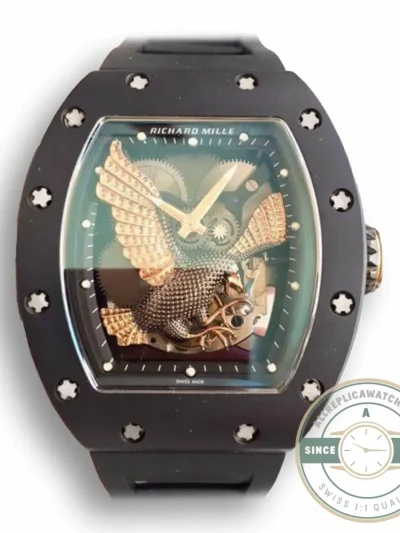 Replica Richard Mille 023 Rose Gold Eagle Skeleton Dial - Swiss-Made Clone Watch