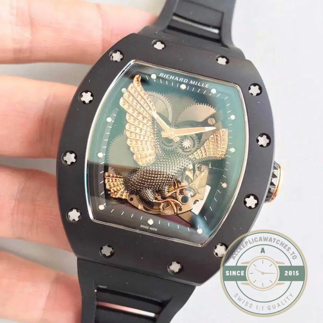 Replica Richard Mille 023 Rose Gold Eagle Skeleton Dial - Affordable Super Clone Watch