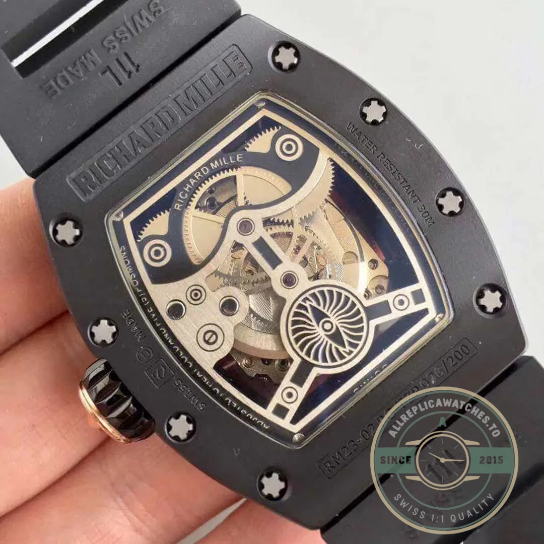 Replica Richard Mille 023 Rose Gold Eagle Skeleton Dial - High-Grade Replica Watch