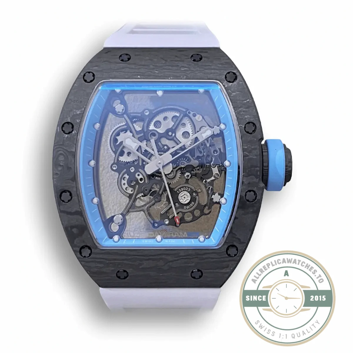 Replica Richard Mille 055 Carbon Fiber - Swiss Movement Replica Watch