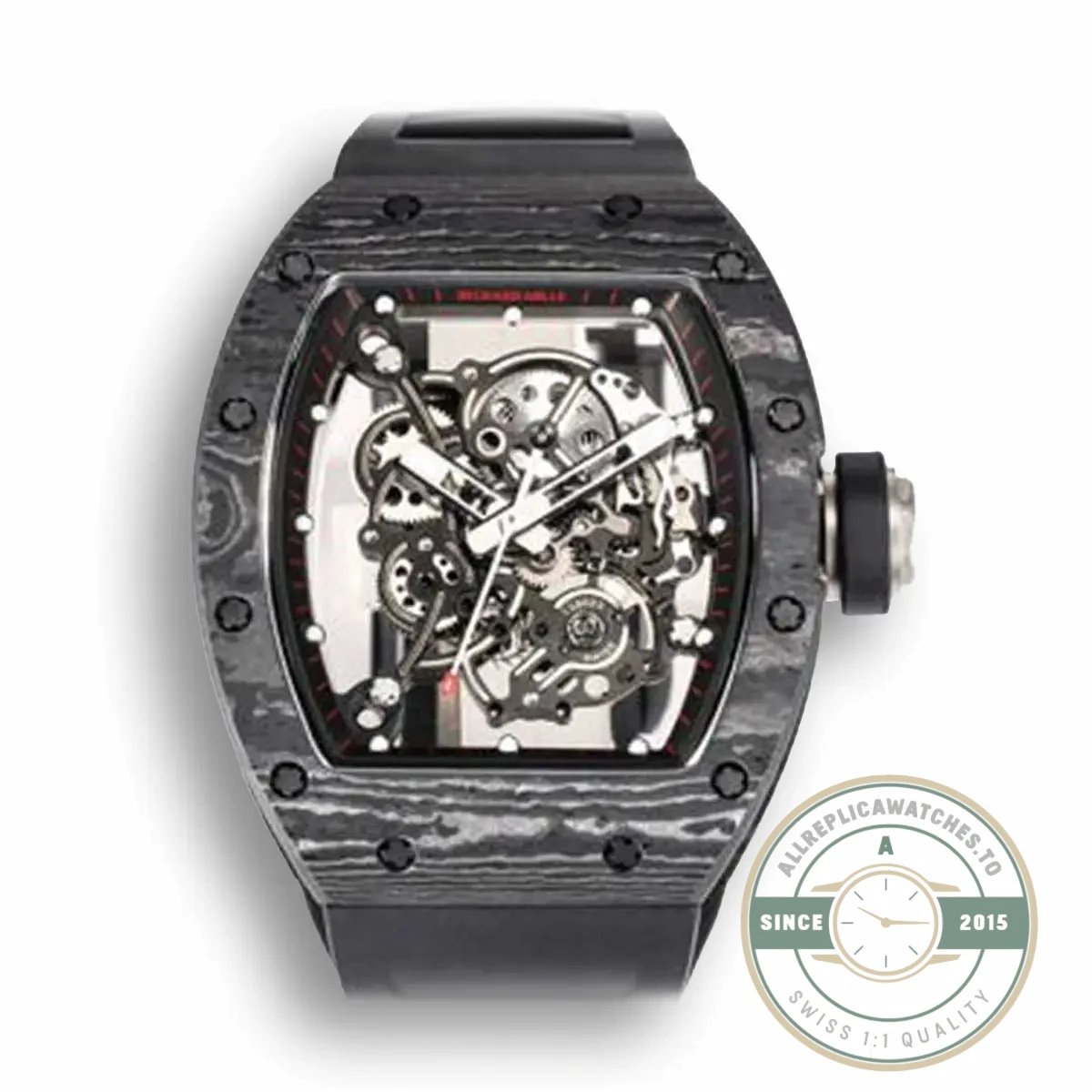Replica Richard Mille 055 Carbon Fiber Dial - Top-Tier Swiss Replica Watch