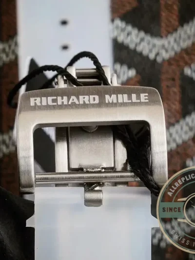Replica Richard Mille 055 Glass Transparent Black Bezel - Best Quality Replica Watch
