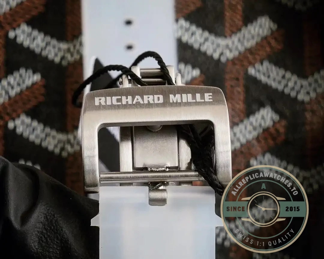 Replica Richard Mille 055 Glass Transparent Black Bezel - Best Quality Replica Watch