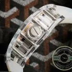 Replica Richard Mille 055 Glass Transparent Gold Bezel - Best Quality Replica Watch