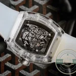 Replica Richard Mille 055 Glass Transparent Gold Bezel - Affordable Super Clone Watch