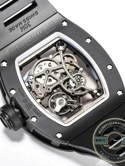 Replica Richard Mille 055 V2 Black Ceramic Case - Top-Tier Swiss Replica Watch