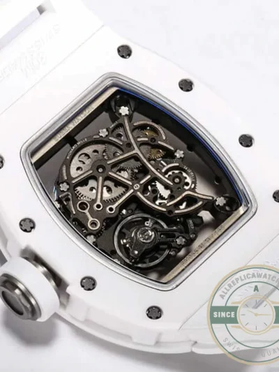 Replica Richard Mille 055 V2 White Ceramic Case - 1:1 Swiss Replica Watch