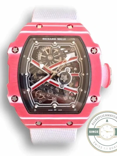 Replica Richard Mille 067-02 Eta8215 Red Forge Carbon Bezel - Affordable Luxury Replica Timepiece