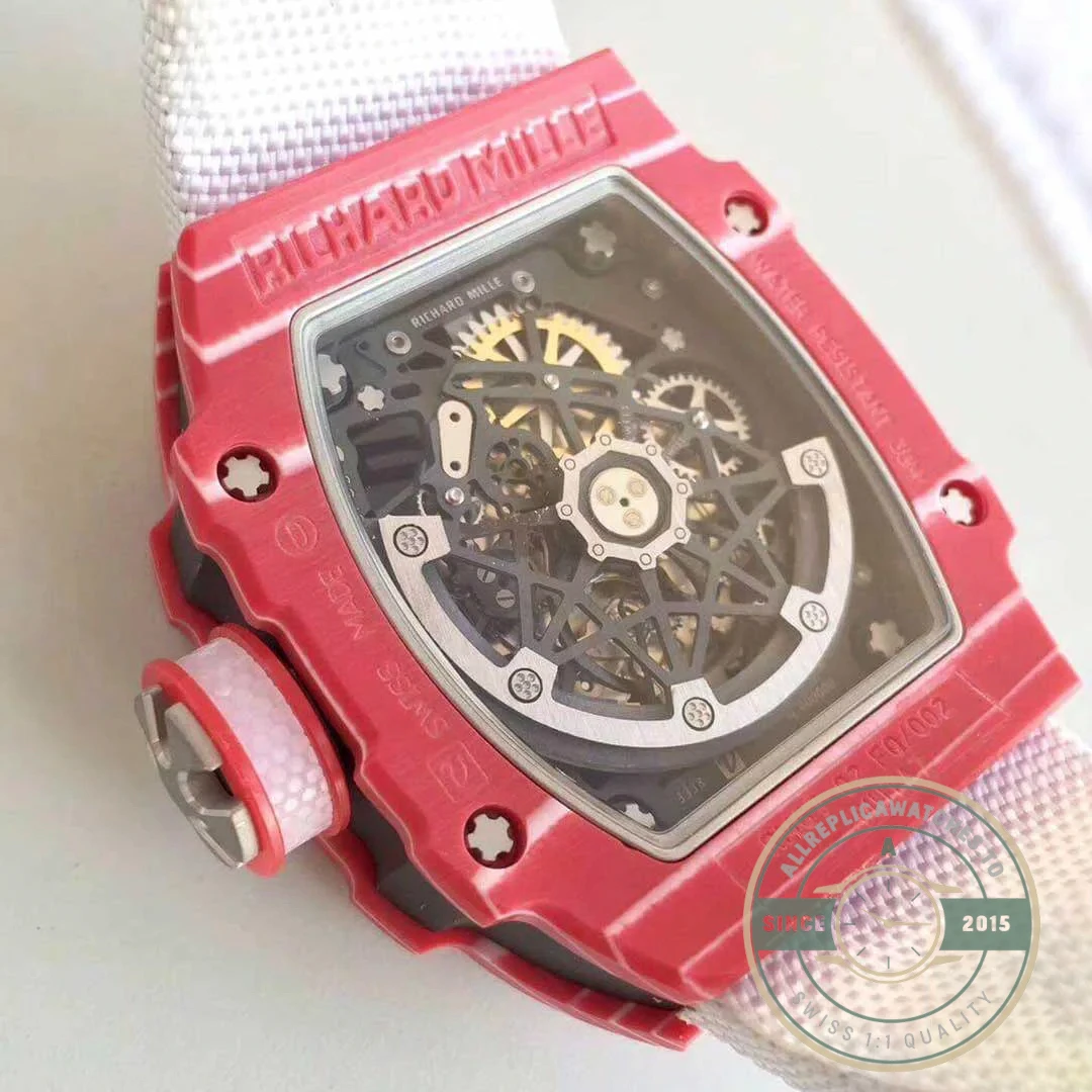 Replica Richard Mille 067-02 Eta8215 Red Forge Carbon Bezel - Budget Luxury Replica Watch