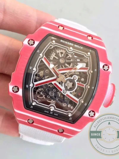 Replica Richard Mille 067-02 Eta8215 Red Forge Carbon Bezel - Budget Luxury Replica Watch