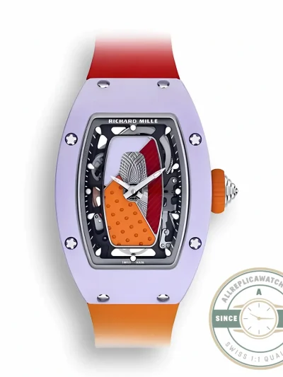 Replica Richard Mille 07-01 Automatic Coloured Ceramics Pastel Lavender Limited Edition - Premium Super Clone Watch