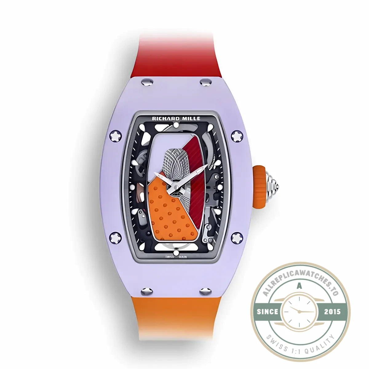Replica Richard Mille 07-01 Automatic Coloured Ceramics Pastel Lavender Limited Edition - Premium Super Clone Watch