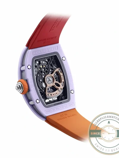 Replica Richard Mille 07-01 Automatic Coloured Ceramics Pastel Lavender Limited Edition - Affordable Luxury Replica Timepiece