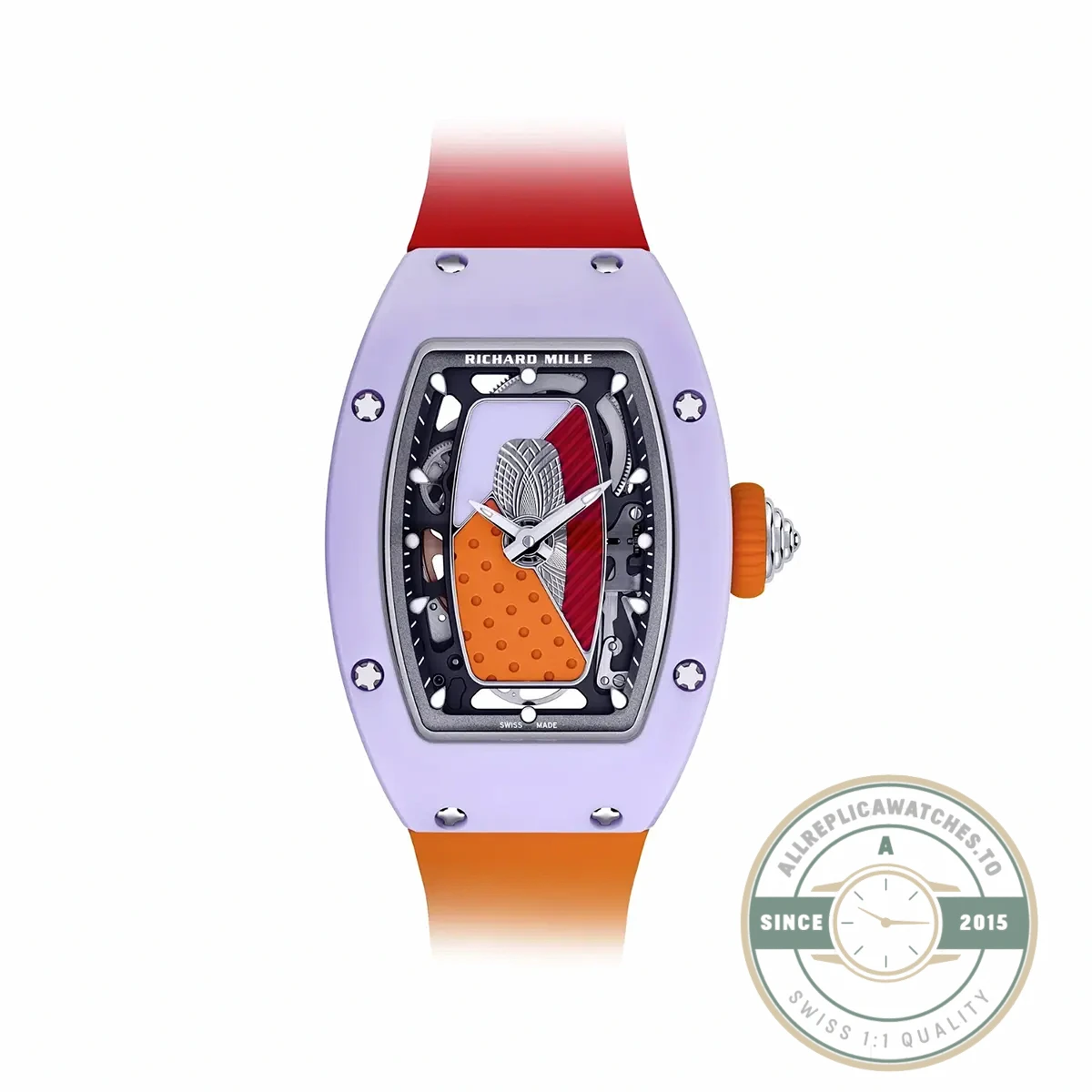 Replica Richard Mille 07-01 Automatic Coloured Ceramics Pastel Lavender Limited Edition - Luxury Replica Watch