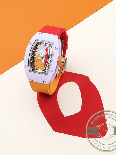 Replica Richard Mille 07-01 Automatic Coloured Ceramics Pastel Lavender Limited Edition - Top-Tier Swiss Replica Watch