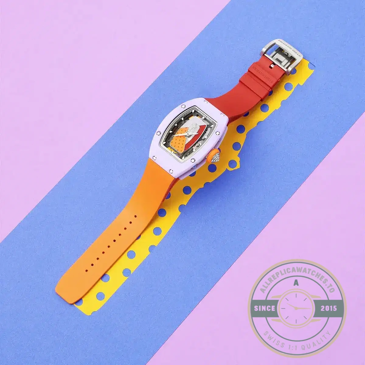 Replica Richard Mille 07-01 Automatic Coloured Ceramics Pastel Lavender Limited Edition - Top-Tier Swiss Replica Watch