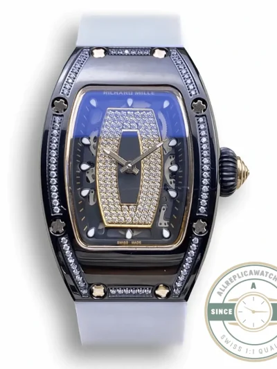 Replica Richard Mille 07-01 Black Ceramic Case - Swiss Movement Replica Watch