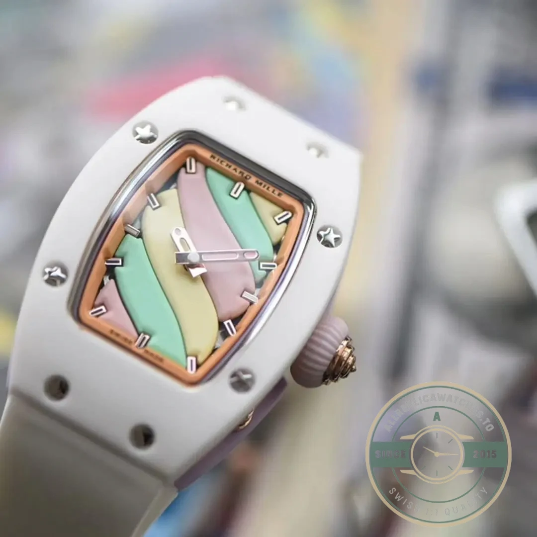 Replica Richard Mille 07-01 Bon White Ceramic Case - 1:1 Swiss Replica Watch