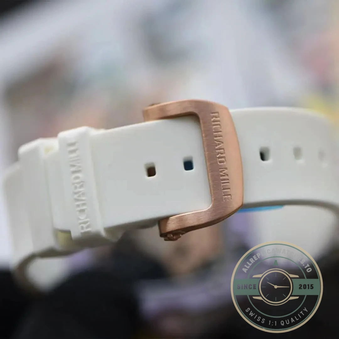 Replica Richard Mille 07-01 Bon White Ceramic Case - Swiss Movement Replica Watch