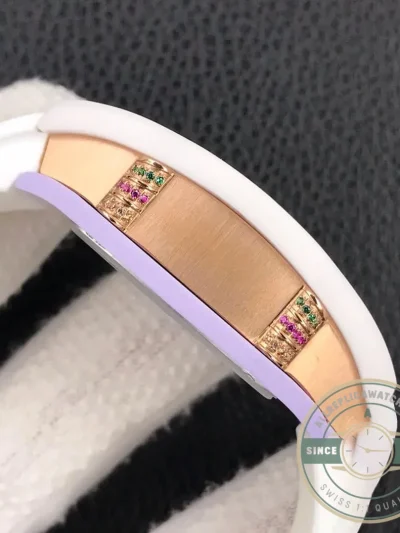 Replica Richard Mille 07-01 Bon White Ceramic Case - Swiss Movement Replica Watch