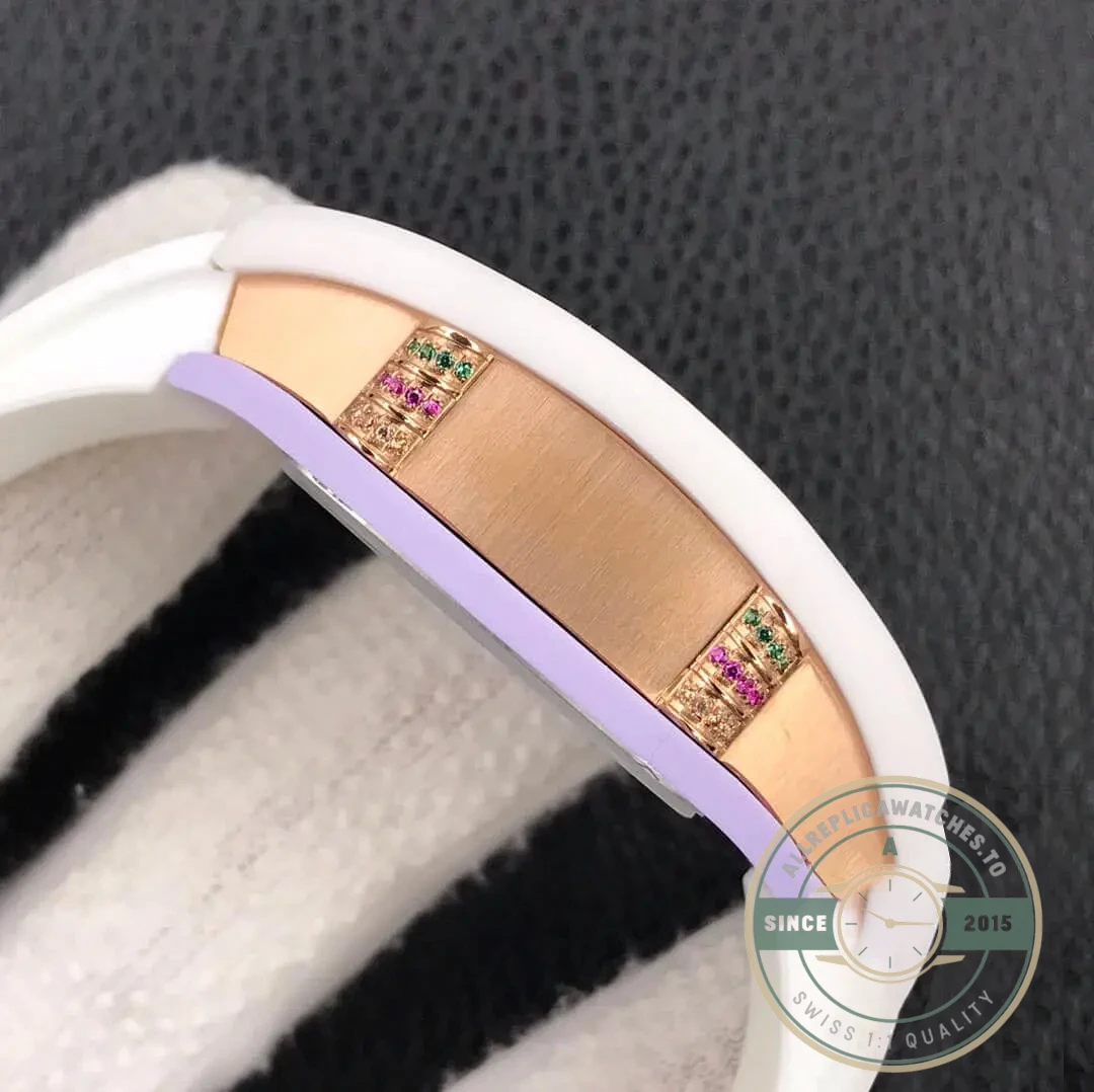 Replica Richard Mille 07-01 Bon White Ceramic Case - Swiss Movement Replica Watch