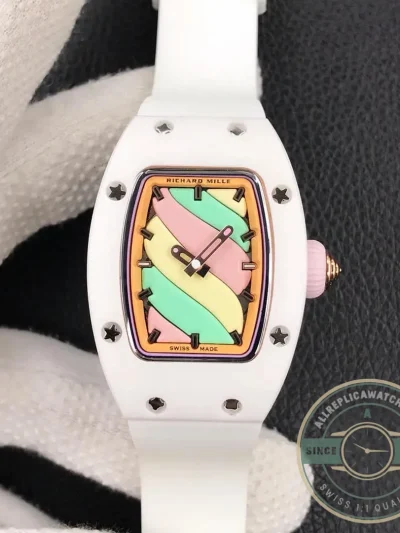Replica Richard Mille 07-01 Bon White Ceramic Case - High-Grade Replica Watch