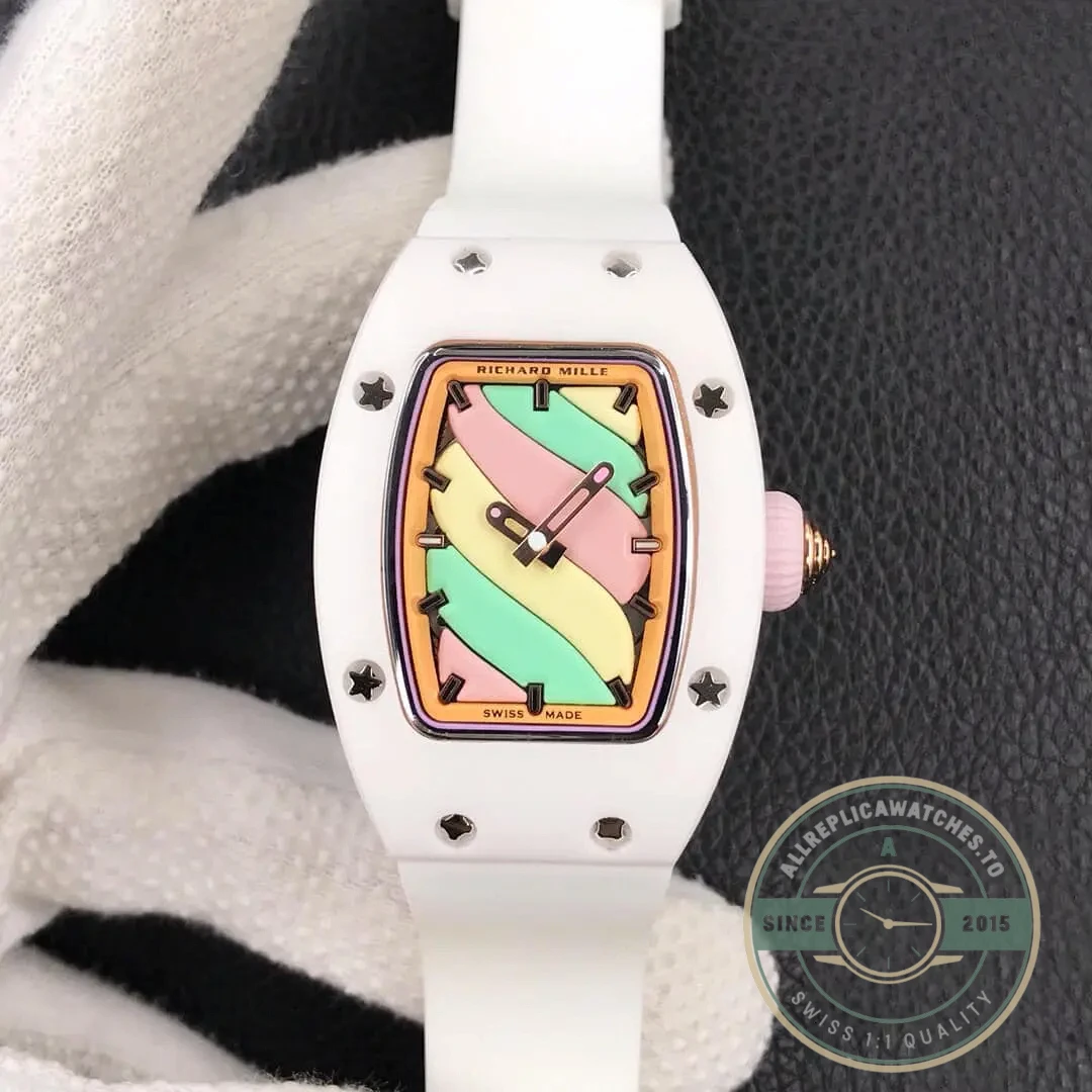 Replica Richard Mille 07-01 Bon White Ceramic Case - High-Grade Replica Watch