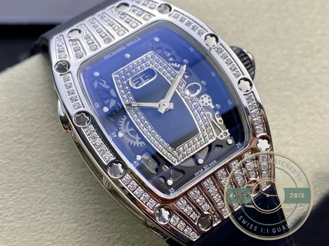 Replica Richard Mille 07-01 Diamond Case - 1:1 Swiss Replica Watch
