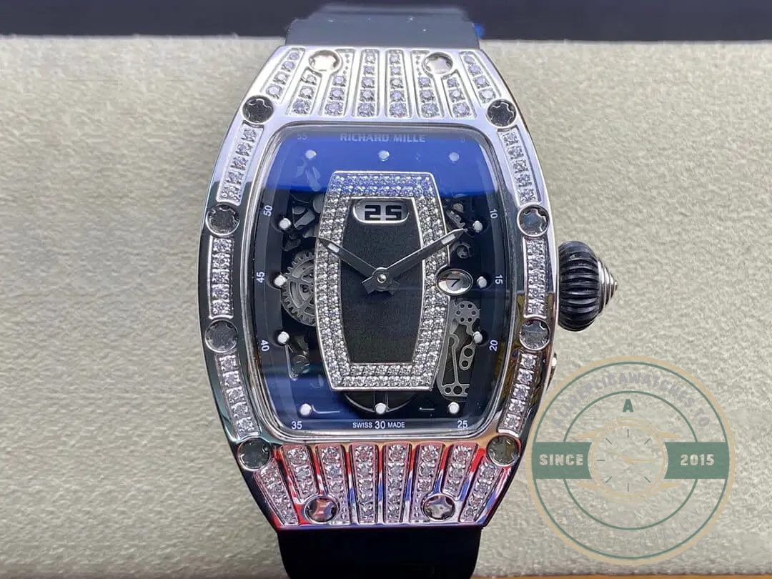 Replica Richard Mille 07-01 Diamond Case - Factory Super Clone Watch