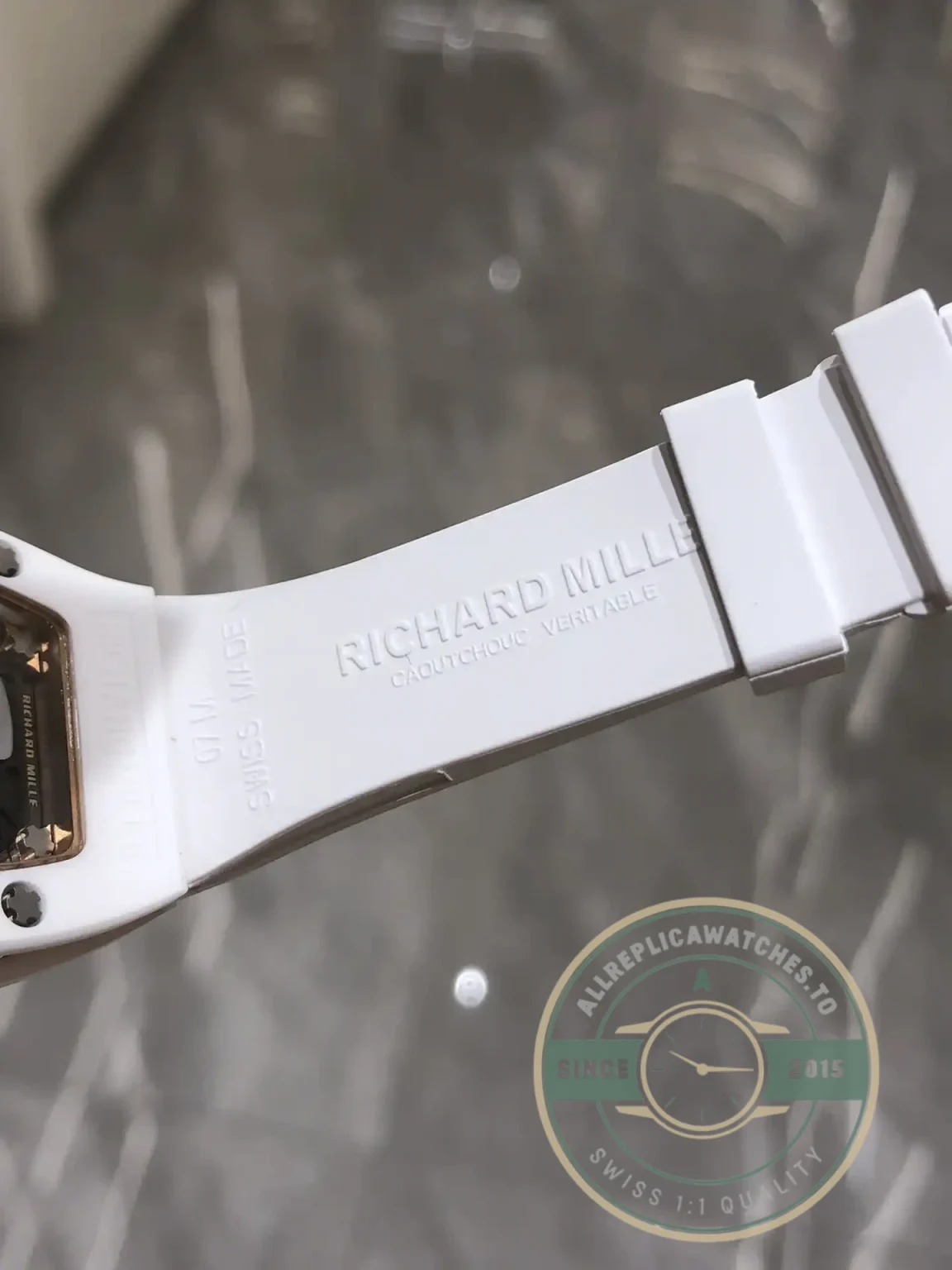 Replica Richard Mille 07-01 White Ceramic & Rose Gold With Diamonds White Dial - Swiss-Made Clone Watch